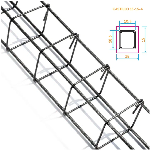 ARMEX CASTILLO 15 X 15 Aceros El Sinaloense